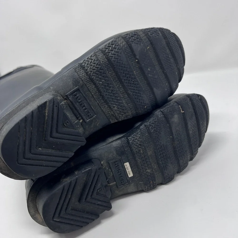 hunter Kids Black Rain Boots Sz 4
